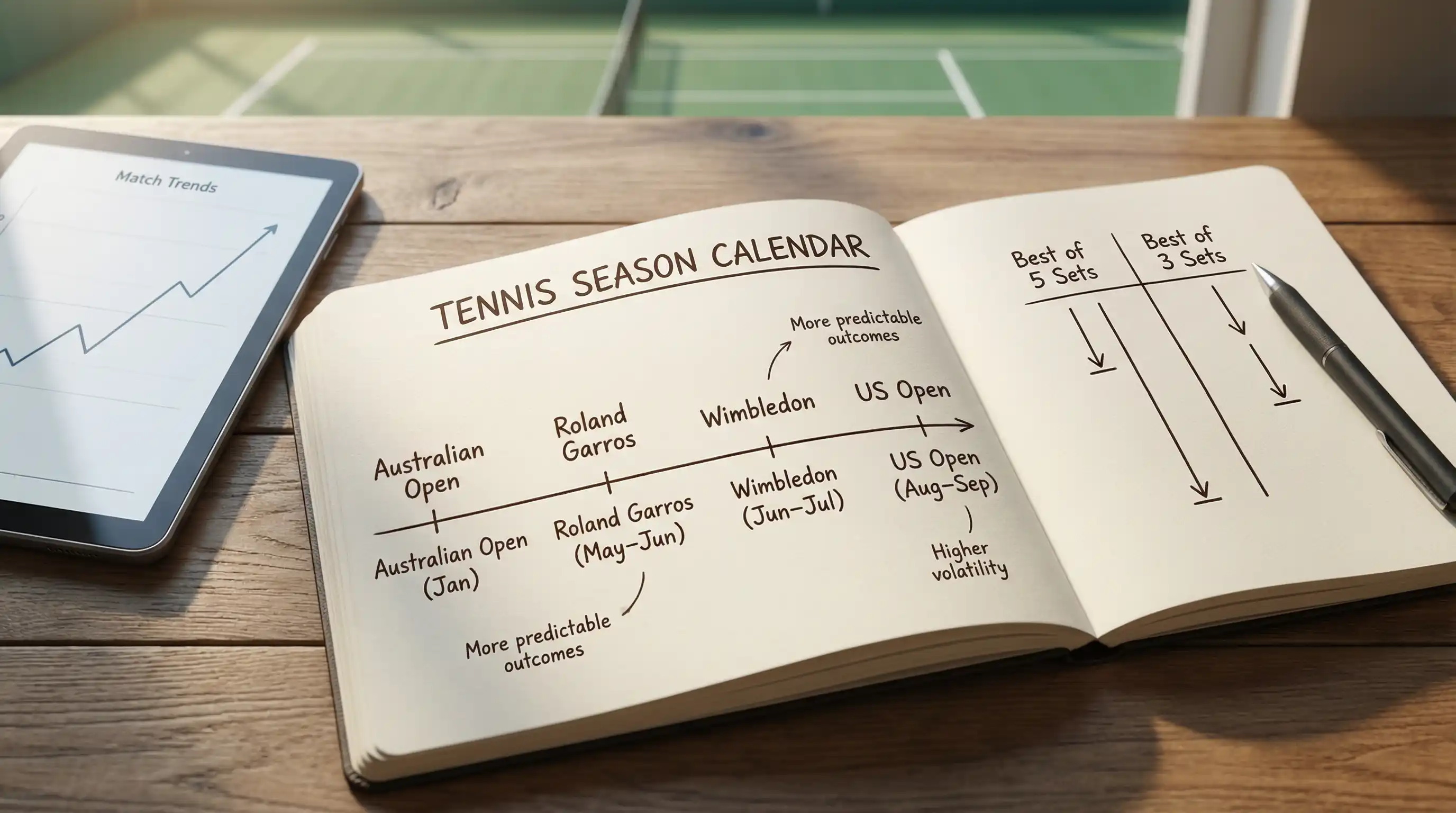 Stadio di un torneo del Grande Slam di tennis con spalti pieni e campo centrale